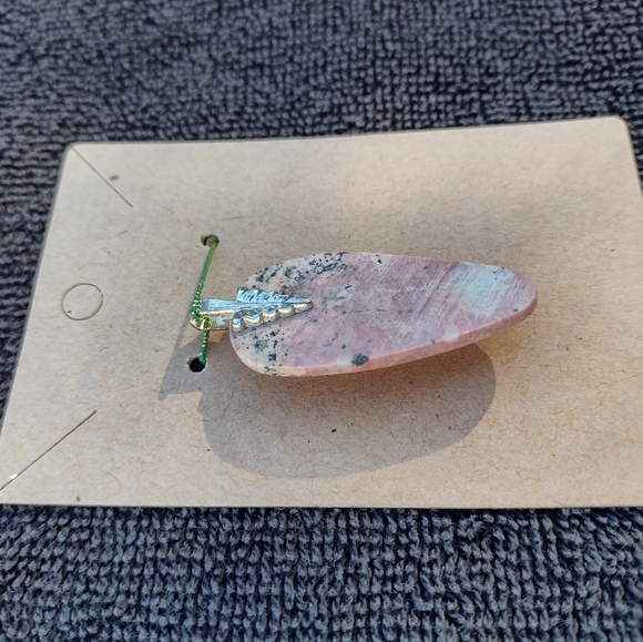 Pink Rhodonite Pendant - Picture 6 of 8
